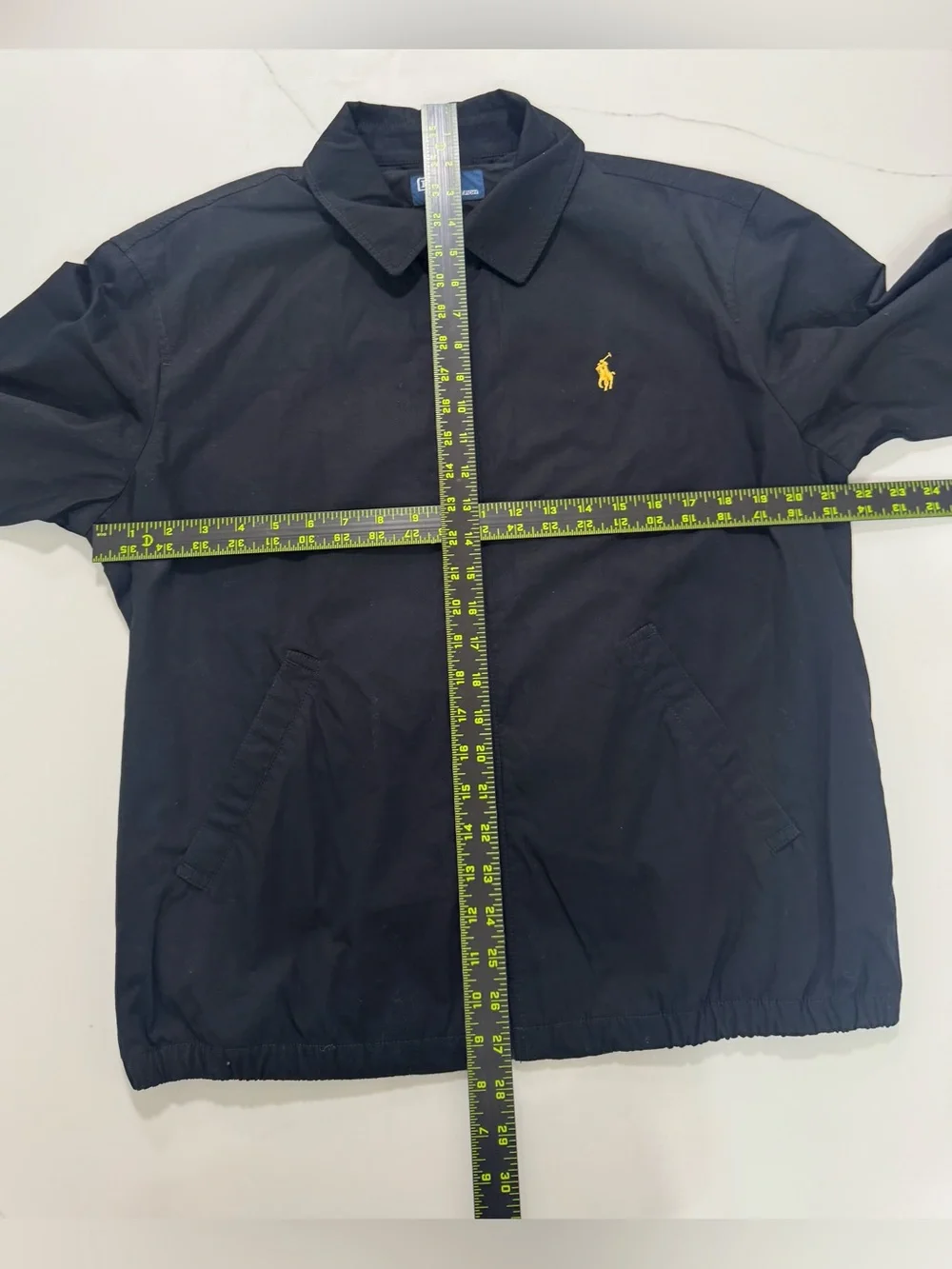 Polo Ralph Lauren Polo Match Jacket Mens M Horse Embroidered 1967 Spellout black
